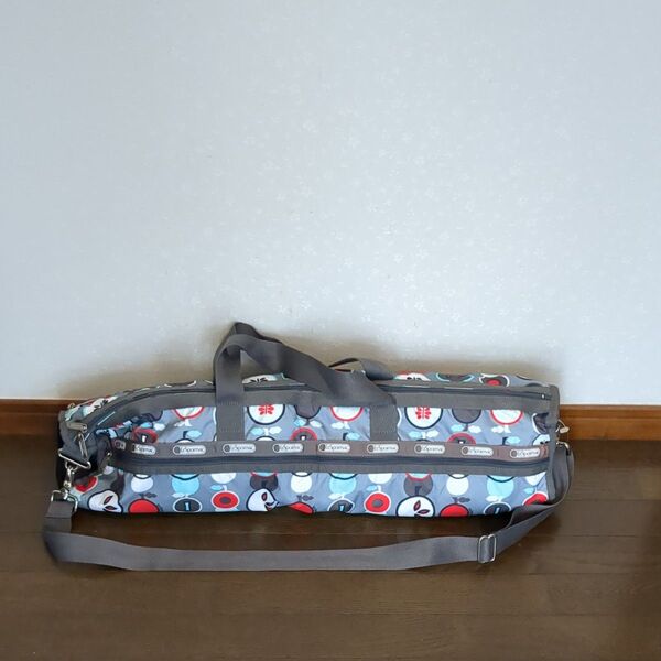 レスポートサック 長ショルダーバッグ ヨガマット 極美品 LeSportsac