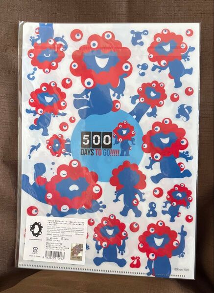 【ミャクミャク】A4クリアファイル 500DAYS TO GO EXPO2025