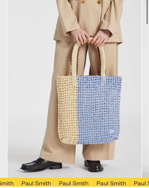 【新品未使用】Paul Smith トートバッグ かごバッグ ハンドバッグ ベージュ 定価¥19800