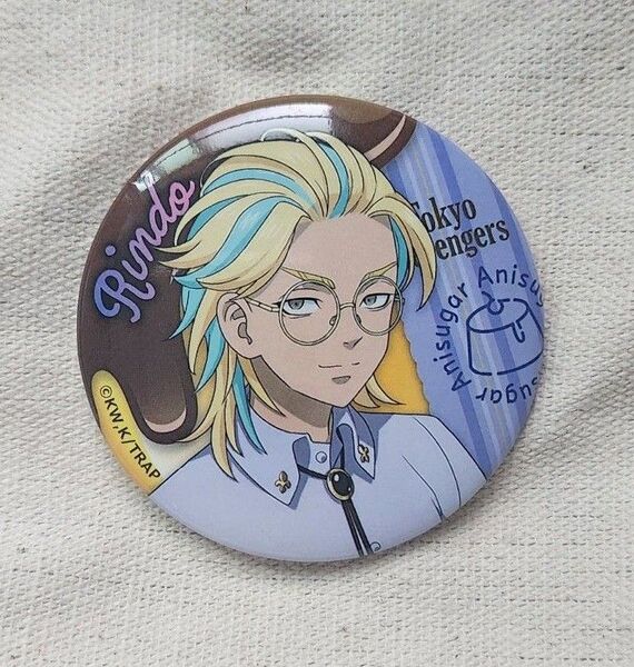 東京リベンジャーズ アニシュガ Sweets Party GiGO 灰谷竜胆 缶バッジ