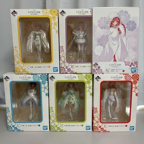 五等分の花嫁 一番くじ〜幸せの結び〜 フィギュア五つ子セット+おまけ