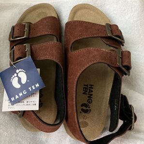 HANG TEN サンダル 20cm ブラウン 未使用