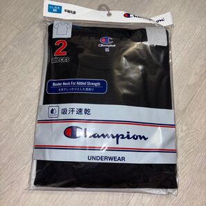 チャンピオン 半袖 M 黒 2枚組