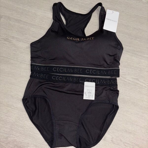 CECILMCBEE スポーツブラ ショーツセット ブラック M