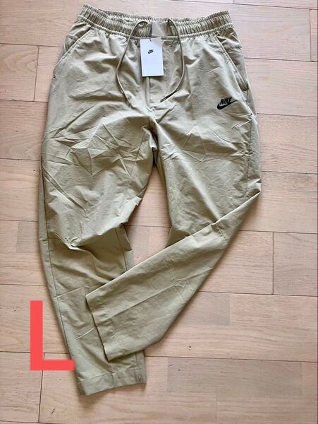 ナイキ NIKE スポーツウェア メンズ ウーブン ジョガーパンツ新品 L ストレッチ ベージュ