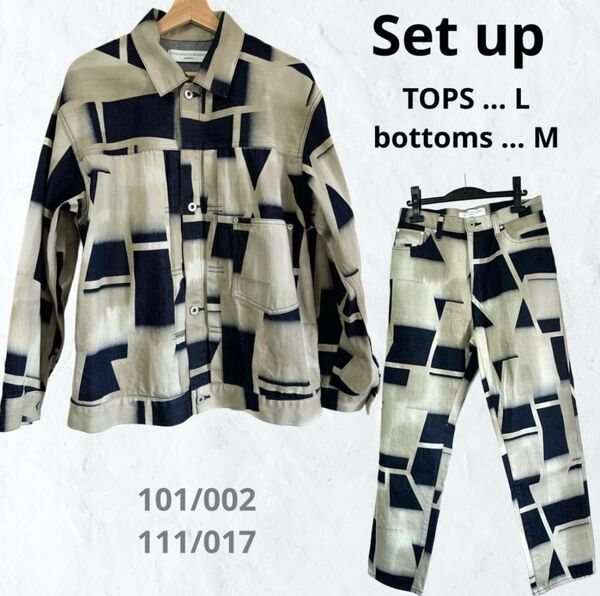Johnbull KYOTO BASSEN デニムジャケット セットアップ 上下 M L デニムパンツ ジョンブル