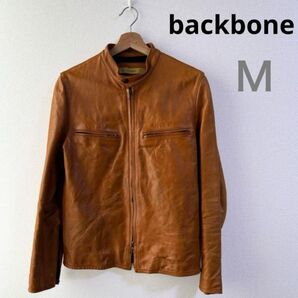 backbone バックボーン 牛革 ブラウン ジャケット 本革 メンズ M