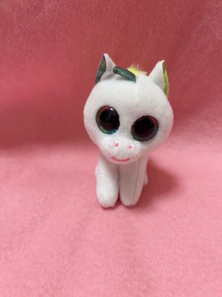 Ty(METEOR APAC) Beanie Boo'sのユニコーン ピクシー ぬいぐるみ