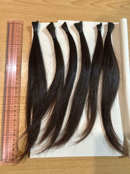 髪の毛 6束 ヘアドネーション☆
