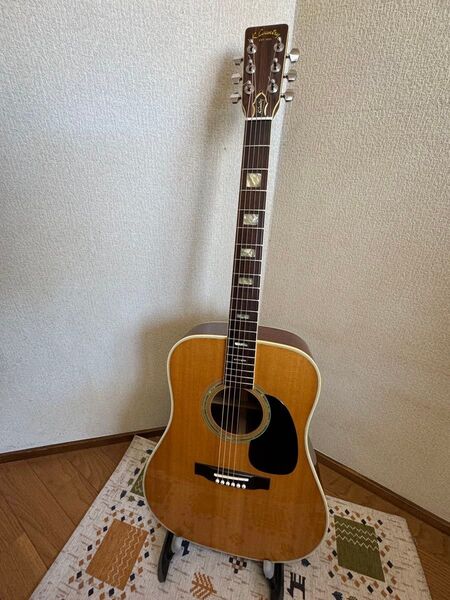 【整備済】K.Country D-350 アコースティックギター ハードケース付き 美品 鳴り良好 モーリス アコギ