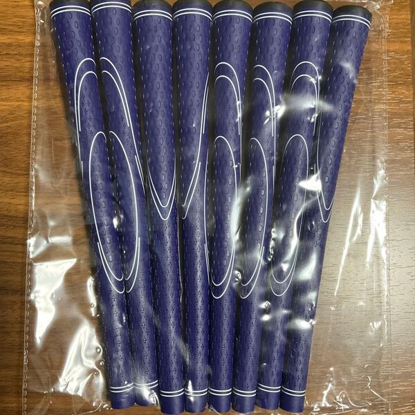 新品 TPRグリップ 青 8本組