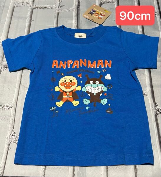 アンパンマン Tシャツ 半袖 半そで トップス 服 女の子 男の子 90cm 綿100% バイキンマン