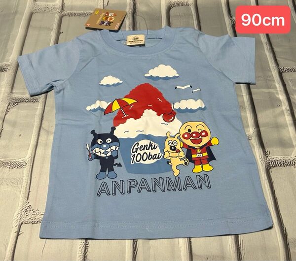 アンパンマン Tシャツ 半袖 半そで トップス 服 女の子 男の子 90cm 綿100% バイキンマン