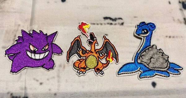 ポケモン ポケットモンスター アイロン ワッペン 刺繍 ハンドメイド アップリケ 刺繍アイロンワッペン パッチ 手芸 保育園