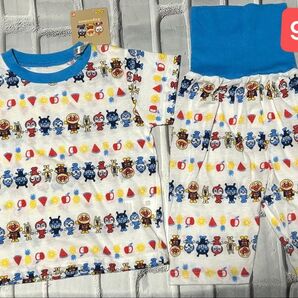 アンパンマン 半袖パジャマ パジャマ90cm 女の子 男の子 上下セット キッズ セットアップ メロンパンナちゃん 腹巻き付き