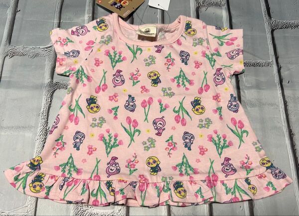アンパンマン Tシャツ 半袖 ドキンちゃん コキンちゃん女の子 80cm 綿100% メロンパンナちゃん