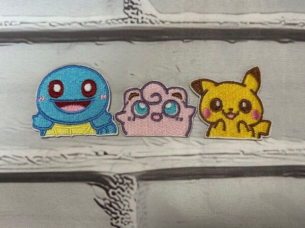 ポケモン ポケットモンスター アイロン ワッペン 刺繍 ハンドメイド アップリケ 刺繍アイロンワッペン パッチ 手芸 保育園