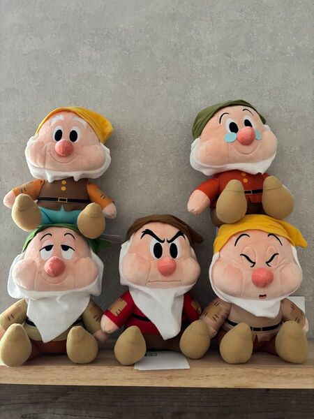 【新品タグ付き】七人の小人 ぬいぐるみ 5体セット【早い者勝ち】