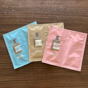 【新品未開封】cocone クレイクリームシャンプーモイストタイプ&スムースタイプ&リペアタイプ 3種類 各2包セット トライアル