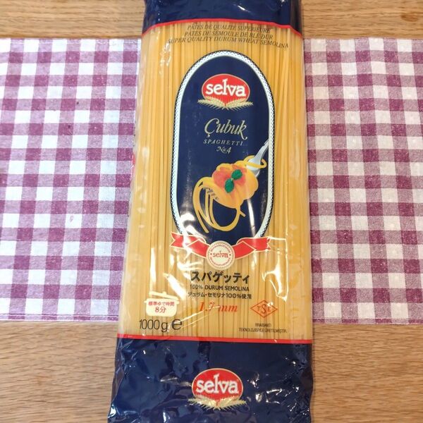 スパゲッティ パスタ 1000g 1袋 1.7mm 標準ゆで時間8分 デュラム小麦セモリナ トルコ産