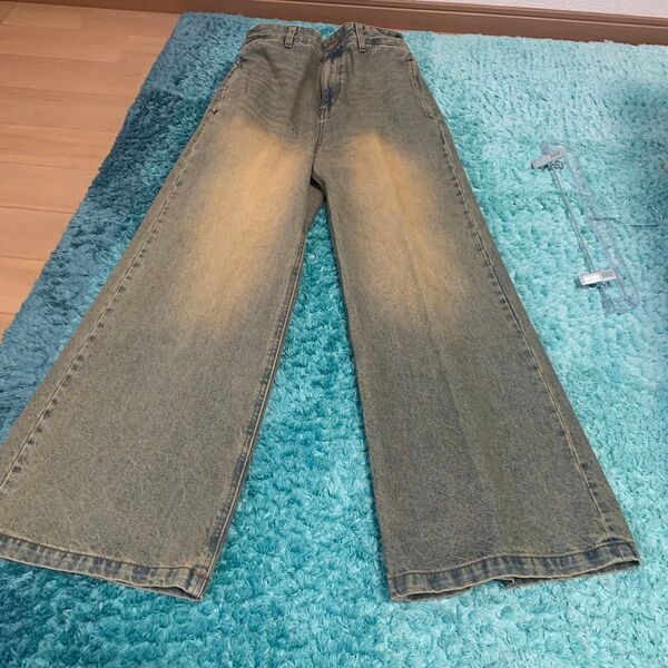 【CLEL】Vintage Design Flare Denim Pants /ヴィンテージデザイン フレアデニムインディゴブルー
