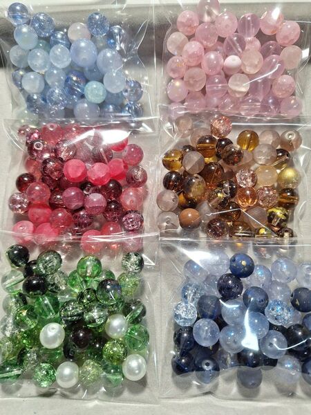 ガラスビーズ まとめ売り アソートセット ハンドメイド アクセサリー パーツ