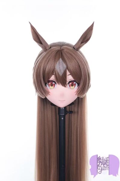 全頭面 ウマ娘 着ぐるみ コスプレ マスク kigurumi 鍵つき