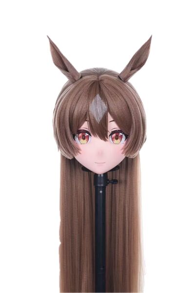 全頭面 ウマ娘 着ぐるみ コスプレ マスク kigurumi 鍵つき