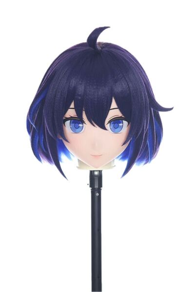 【在庫あり】崩壊3rd 全頭面マスク ヘッドロリータ人形 コスプレ 変身 仮装 着ぐるみ kigurumi 二次元 鍵つき