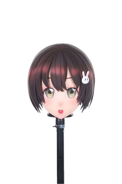 硬質 全頭面 着ぐるみ マスク コスプレ 鍵つき kigurumi