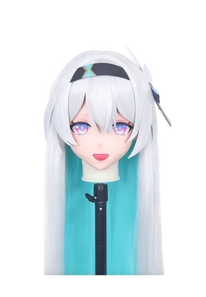 全頭面 鍵つき 崩壊:スタ一レイル ホタル コスプレ 着ぐるみ マスク