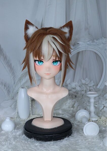 「販売展示」原神 ゴロー 全頭面 着ぐるみ マスク コスプレ kigurumi