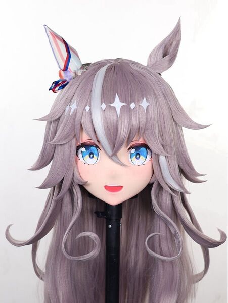 全頭面 ウマ娘 着ぐるみ コスプレ マスク kigurumi 鍵つき