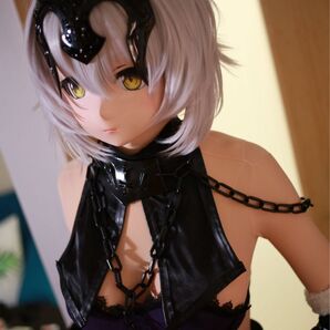 ★即納 FGO 3/4頭マスク カツラ付き ロック付き ドール ヘッドロリータ人形 コスプレ 変身 仮装 着ぐるみ 二次元美少女