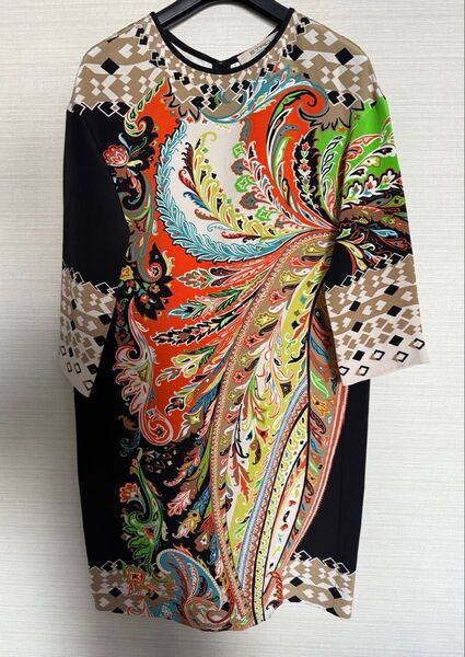 ETRO エトロ ペイズリー柄シルクワンピース