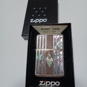 【大人気】ジッポーアーマー★シェル&ウッド2004年度製★ケース付き(中古)お値下げ出来ません