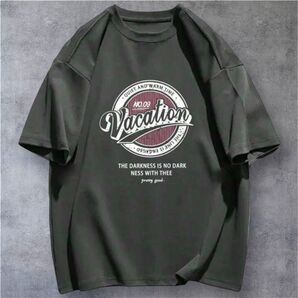 夏用 オーバーサイズTシャツ グレー
