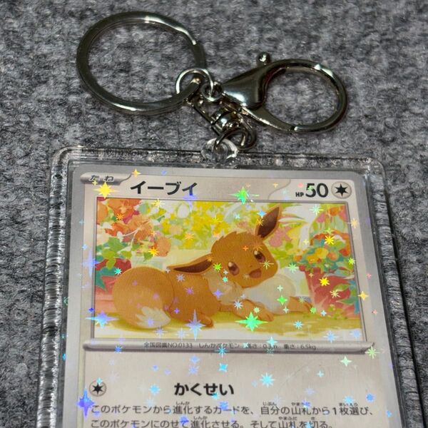 ポケモンカード イーブイ キーホルダー チャーム