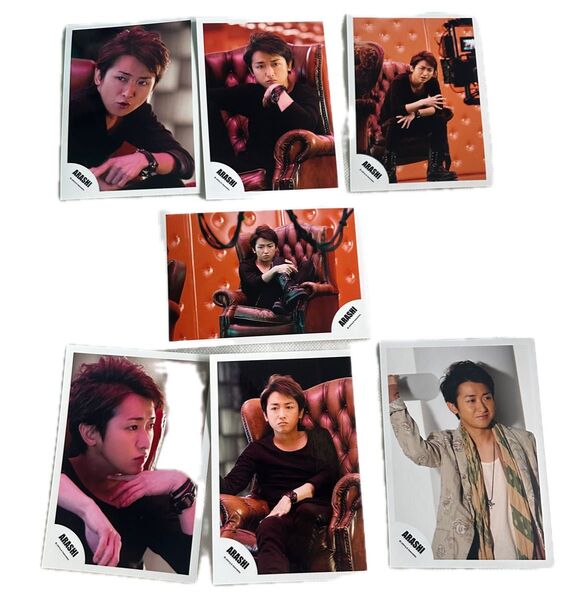 嵐 公式写真 大野智 face down 7枚 生写真 facedown