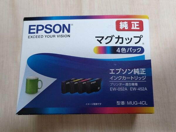 【新品/未使用】EPSON セイコーエプソン 純正 インクカートリッジ MUG-4CL(4色パック)マグカップ
