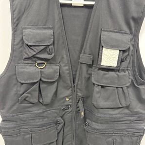 Uncle Milty 多機能ベスト ブラック 古着ベスト Mサイズ