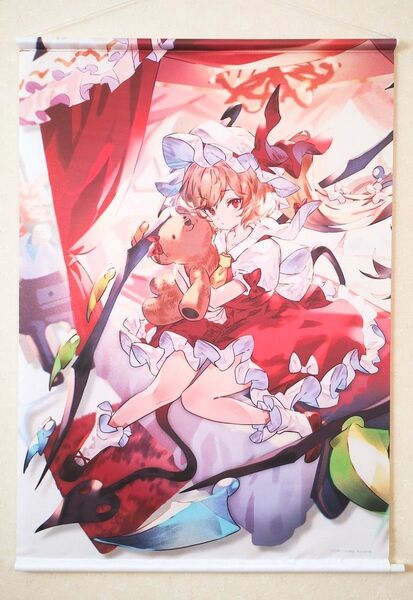 東方project フラン タペストリー 大東方project展 東方紅魔郷 フランドールスカーレット 羽々斬