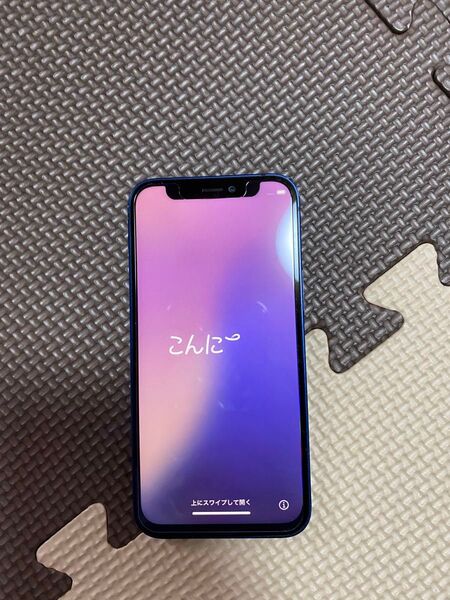 iPhone12mini 128GB ブルー SIMフリー 本体 フェイスID無効 バッテリー100%