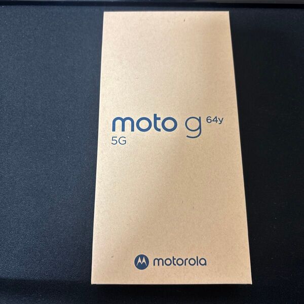 ★新品未使用★moto g64y 5G 6.5インチ メモリー4GB ストレージ128GB シルバーブルー ワイモバイル