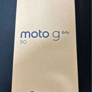 ◯新品未使用◯moto g64y 5G 6.5インチ メモリー4GB ストレージ128GB バニラクリーム ワイモバイル