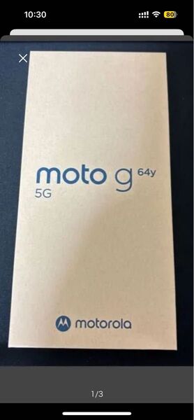 ★新品未使用★moto g64y 5G 6.5インチ メモリー4GB ストレージ128GB シルバーブルー ワイ
