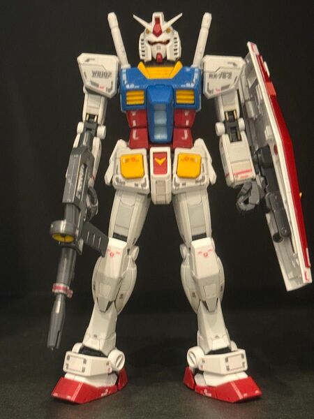 ガンプラ ジャンク プラモデル 1/144 RG RX-78-2 ガンダム「機動戦士ガンダム」 クリーニング済