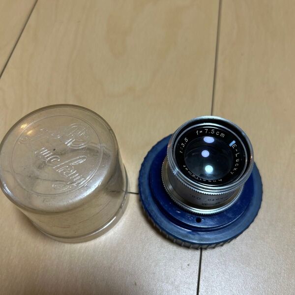 ジャンク品 E-Lucky Anastigmat 1:3.5 f=75mm激レアレンズ