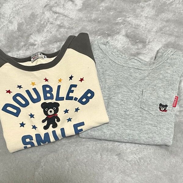 ミキハウス ダブルビー トレーナーのみ