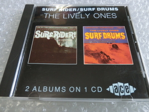 ★即決CD The Lively Ones Surf Rider / Surf Drums 2in1CD パルプ・フィクション タランティーノ サーフ・ミュージック 1963年 人気盤